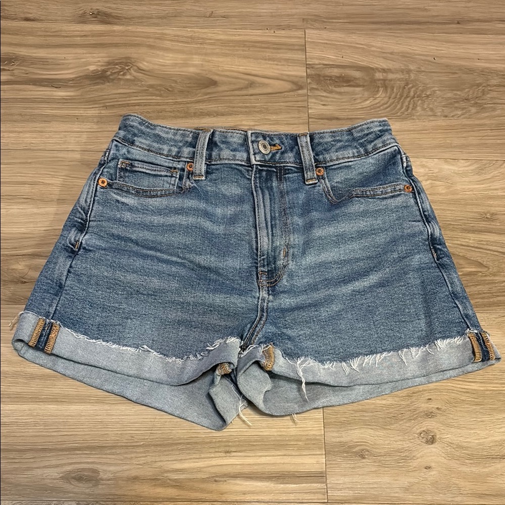 American Eagle Outfitters Blue Jean Shorts High-Waisted